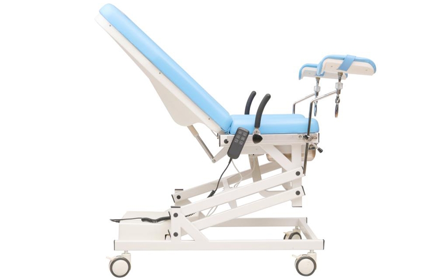 電動婦科檢查床（折疊型、聚氨酯床墊）
